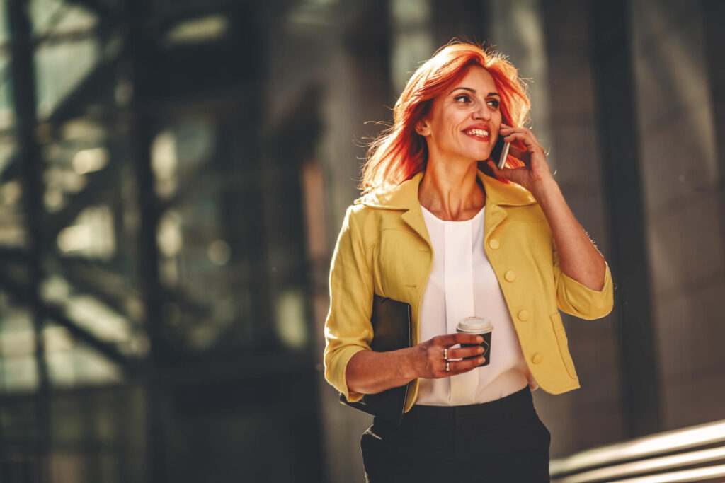 femme qui entreprend