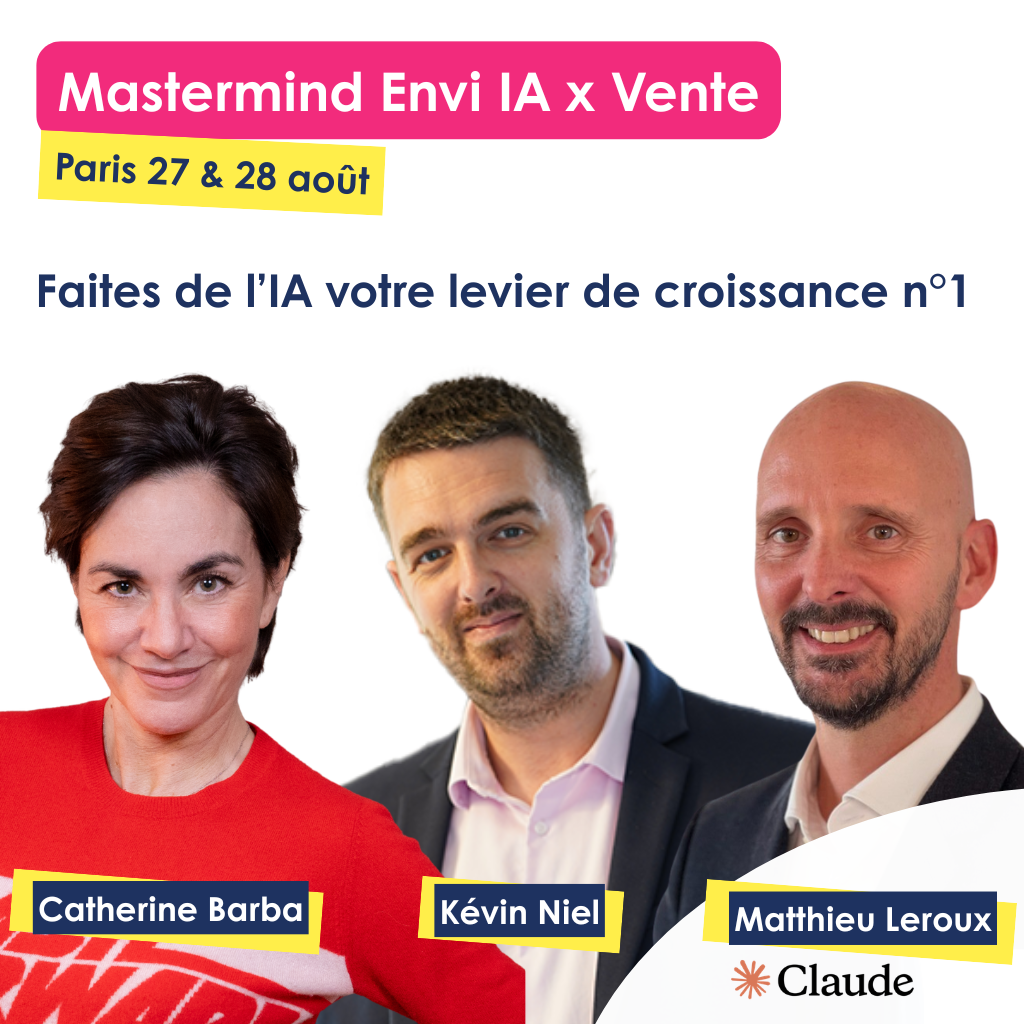 Mastermind IA x Vente à Paris Envi formation entrepreneur IA